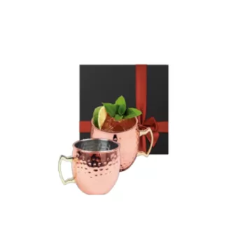 2 Mugs de cobre para Moscow Mule y recetas