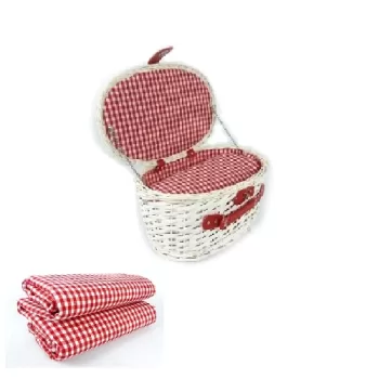 Canasto de Picnic + Manta Basic