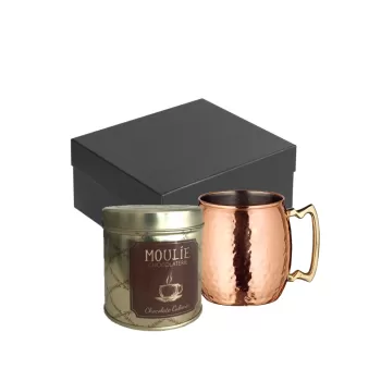 Chocolate Caliente + Mug Cobre
