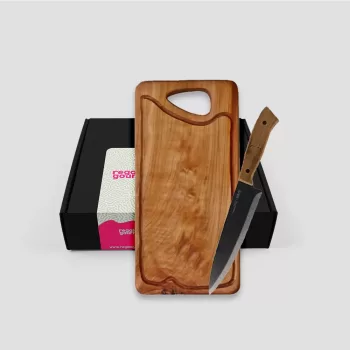 Tabla + Cuchillo Parrillero