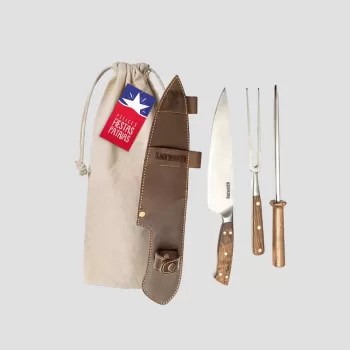 Kit Parrillero Esencial Premium + Funda