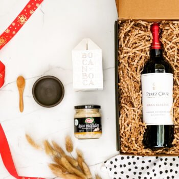 Caja Vino + Picoteo - Cabernet con Sabor a Chile